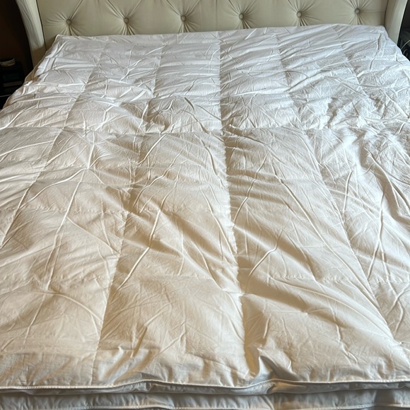 Boll & Branch Queen Cloud Cover Featherbed - Picture 1 of 10